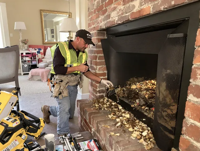 Safe screening installation by Meriden Chimney Sweep in Meriden, CT