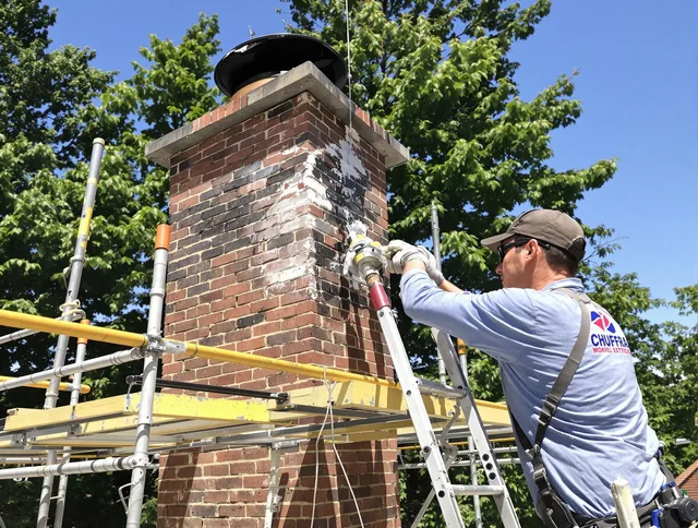 Structural chimney repair by Meriden Chimney Sweep in Meriden, CT