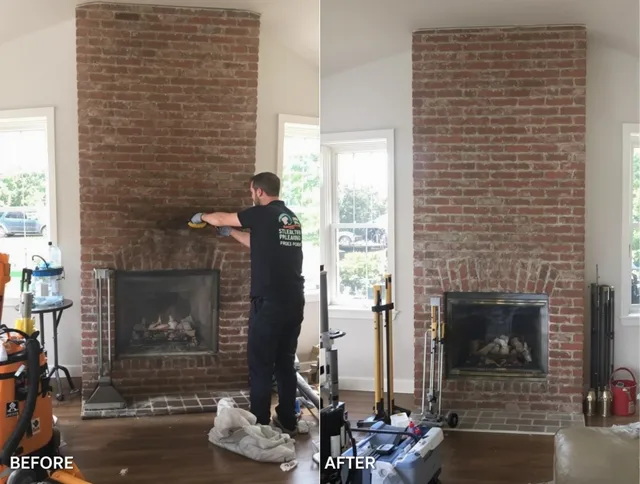 Finished chimney sweeping service by Meriden Chimney Sweep in Meriden, CT