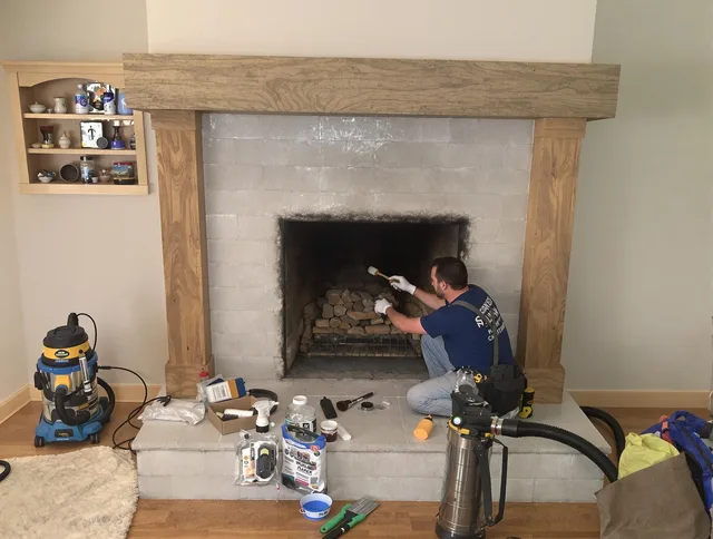 Detailed creosote removal process by Meriden Chimney Sweep in Meriden, CT