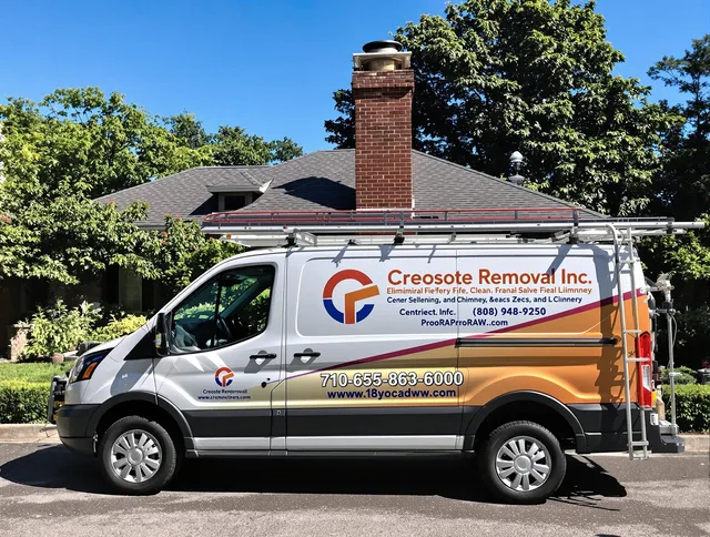 Meriden Chimney Sweep technician removing creosote safely in Meriden, CT